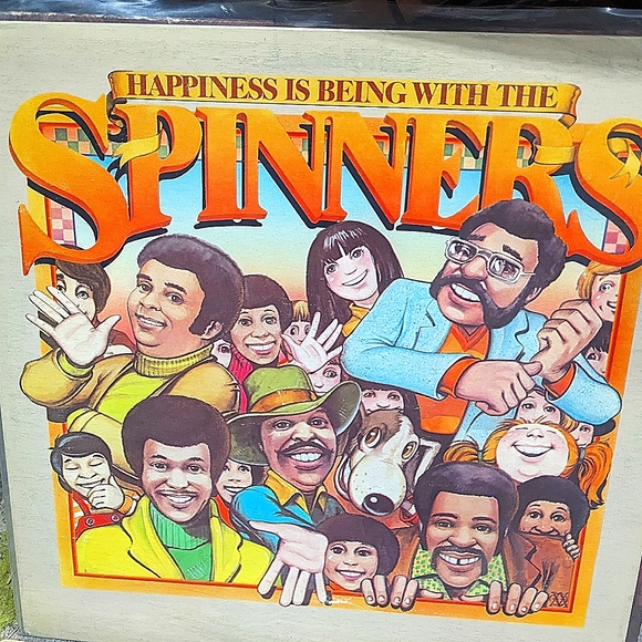 1976 LP Happiness Begins with the Spinners Vinyl Atlantic Record - Picture 1 of 1
